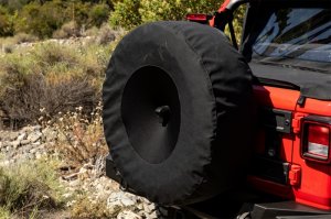 Jeep Wrangler JL Tire Cover - Rampage - Black - `18-`19