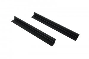 Jeep Wrangler JK Door Sill Plate - Kentrol - Textured Black - `07-`18