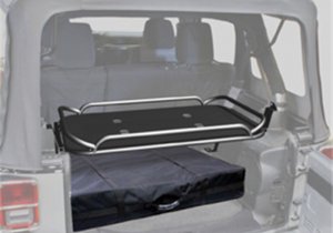 Jeep Wrangler JK Storage Rack - Rear - Rampage - Black - `07-`18
