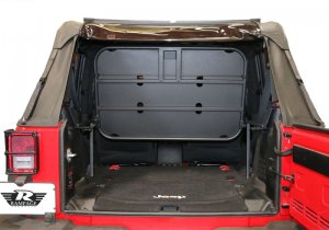 Jeep Wrangler JK Sport Rack - Rear - Rampage - Black - `07-`18