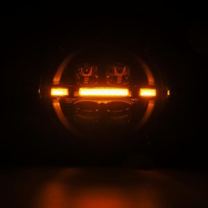 Jeep Gladiator Headlights - AlphaRex - NOVA-Series LED Projector - Alpha-Black - `18-`23