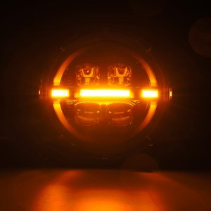 Jeep Gladiator Headlights - AlphaRex - NOVA-Series LED Projector - Alpha-Black - `18-`23