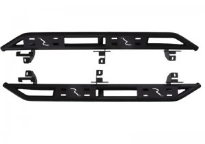 Jeep Wrangler JL Side Steps - Rampage - Trail Crawler - Black - `18-`21