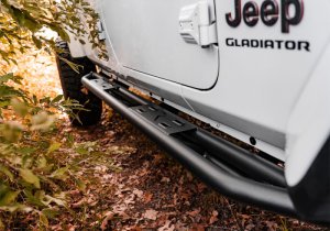 Jeep Gladiator Side Steps - Rampage - TrailCrawler - Black - `20-`22