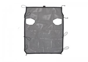 Jeep Wrangler JL Mesh Shade Top - Front And Rear - Rampage - Black - `18-`21