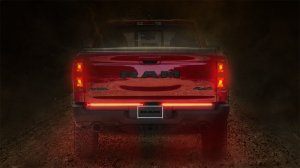 Jeep Wrangler JL Blade Tailgate Light Bar - Putco - 18 in. Split Light Blade Direct Fit Kit - Red/Amber/White - `18-`22