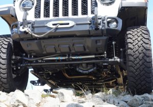 Jeep Gladiator Steering Stabilizer - Superlift - Dual Stabilizer Kit - Bilstein - `20-`23