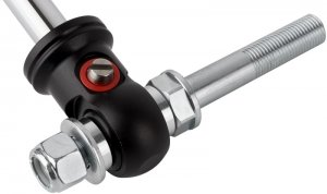 Jeep Wrangler JK Steering Stabilizer - FOX - 2.0 Factory Race Series ATS - Black - `07-`18