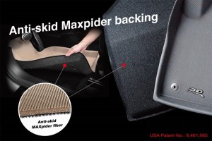 Jeep Wrangler JL Floor Mat Set - 3D MAXpider - Maxtrac - Black - `18-`24