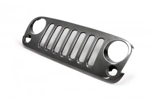 Jeep Wrangler JK Front Grilles - Carbon Fiber