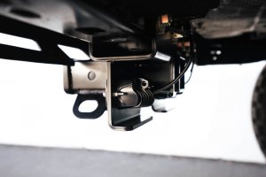 Jeep Wrangler JL Bolt-On Hitch w/ Lights - Rear - DV8 Offroad - Satin Dual Powder Coat - `07-`22