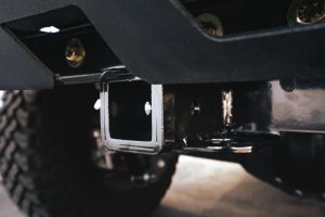 Jeep Wrangler JL Bolt-On Hitch - DV8 Offroad - Gloss Black - `07-`21