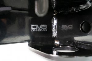 Jeep Wrangler JL Bolt-On Hitch - DV8 Offroad - Gloss Black - `07-`21