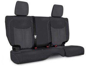 Jeep Wrangler JK Seat Covers - Rear - PRP Seats - Black/Grey - `13-`18