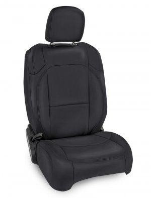 Jeep Wrangler JL Front Seat Covers - Front - PRP Seats - MOLLE Back - Black - `18-`24