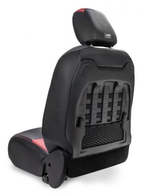 Jeep Wrangler JL Seat Covers - Front - PRP Seats - Molle Back - Black/Grey - `18-`24