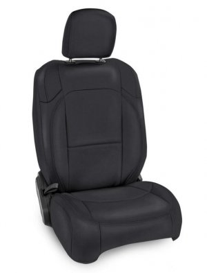 Jeep Gladiator Front Seat Covers - PRP Seats - All Black - `20-`24