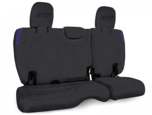 Jeep Wrangler JL Rear Bench Covers - Rear - PRP Seats - No Armrest - Black/Purple - 2018