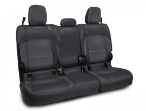 Jeep Gladiator Rear Bench Cover - PRP Seats - Cloth Interior - Black/Grey - `20-`22