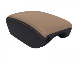 Jeep Gladiator Center Console Cover - PRP Seats - Black/Tan - 2020+