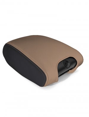 Jeep Wrangler JK Center Console Cover - PRP Seats - Black/Tan - `11-`18