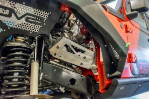 Jeep Gladiator Compressor Mount - DV8 Offroad - Engine Bay Mount - Black - 3.6L - 2020