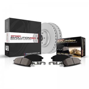 Jeep Gladiator Brake Kit - Rear - PowerStop - Genuine Geomet Coated Rotors + Z17 Ceramic Pads - `20-`21