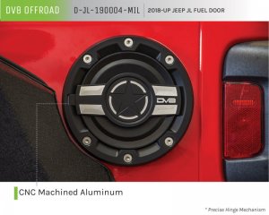 Jeep Wrangler JL Fuel Door - DV8 Offroad - 2018