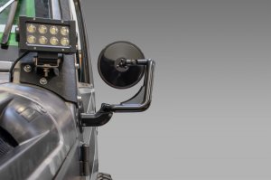 Jeep Wrangler JK Mirror Housings - DV8 Offroad - Tubular Trail - Black - `07-`18