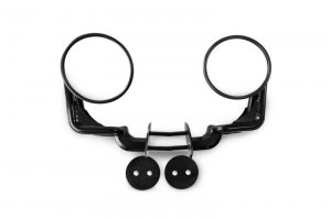 Jeep Wrangler JK Mirror Housings - DV8 Offroad - Tubular Trail - Black - `07-`18