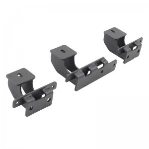Jeep Wrangler JL Brackets - Go Rhino - Dominator Xtreme - Textured Black - `18-`20