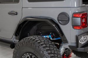 Jeep Wrangler JL Stealth Fighter Rear Fenders - Rear - Addictive Desert Designs - Stealth Fighter - Hammer Black - `18-`21