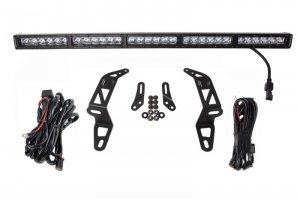 Jeep Gladiator LED Light Bar Kit - Front - Diode Dynamics - SS30 Stage Series 30 - Amber - `18-`21