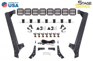 Jeep Wrangler JK Windshield Bracket Kit - Windshield - Diode Dynamics - Stage Series - `07-`18