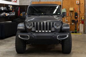 Jeep Wrangler JL LED Pod Light Kit - Bumper - Diode Dynamics - Pro Driving - Yellow - `18-`21