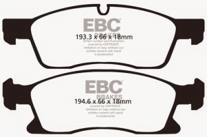 Jeep Grand Cherokee - EBC Yellowstuff Brake Pad Sets