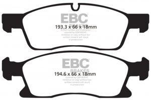 Jeep Grand Cherokee - EBC Bluestuff Brake Pad Sets