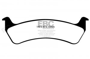 Jeep Grand Cherokee - EBC Greenstuff Brake Pad Sets