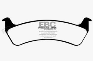 Jeep Grand Cherokee - EBC Greenstuff Brake Pad Sets