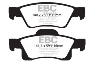 Jeep Grand Cherokee - EBC Greenstuff Brake Pad Sets