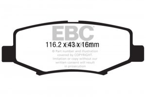 Jeep Wrangler JK - EBC Extra Duty Brake Pad Sets