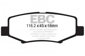 Jeep Wrangler JK - EBC Extra Duty Brake Pad Sets