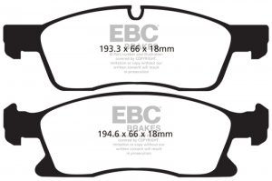Jeep Grand Cherokee - EBC Extra Duty Brake Pad Sets