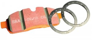 Jeep Wrangler JL Brake Pad Set - Rear - EBC - Extra Duty - 2.0T - 2018