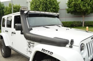 Jeep Wrangler JK Deep Water Crossing Snorkel - Side mount - Injen - Evolution - 3.6L V6 - `07-`18