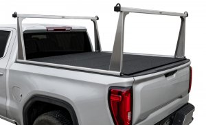 Jeep Gladiator Truck Rack - Access - ADARAC Aluminum Pro Series, 5ft Box - Silver - 2020+