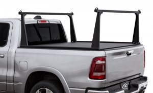 Jeep Gladiator Truck Rack - Access - ADARAC Aluminum Pro Series - Matte Black - 2020+