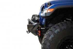 Jeep Gladiator Bumper - Front - Addictive Desert Designs - Stealth Fighter - Hammer Black, Satin Black - `18-`23