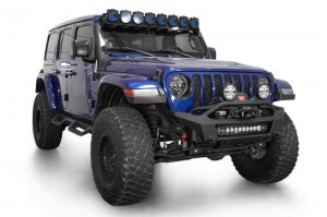Jeep Gladiator Bumper - Front - Addictive Desert Designs - Phantom - Satin Black - `18-`24