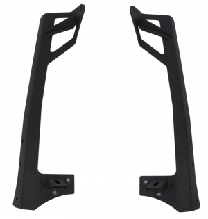 Jeep Wrangler JK Light Bar Mounting Bracket - Fishbone Offroad - Black textured powder coat - `07-`18
